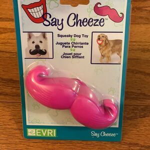 Say Cheeze squeaky dog toy - Pink (bundle & save)